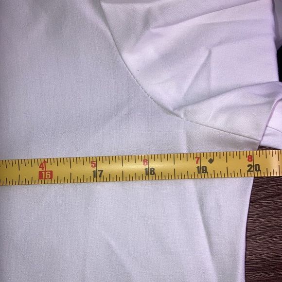 Vtg Womens Westbound size 8 White Puff Shoulder Button up Long sleeve w/cherry - Picture 6 of 12